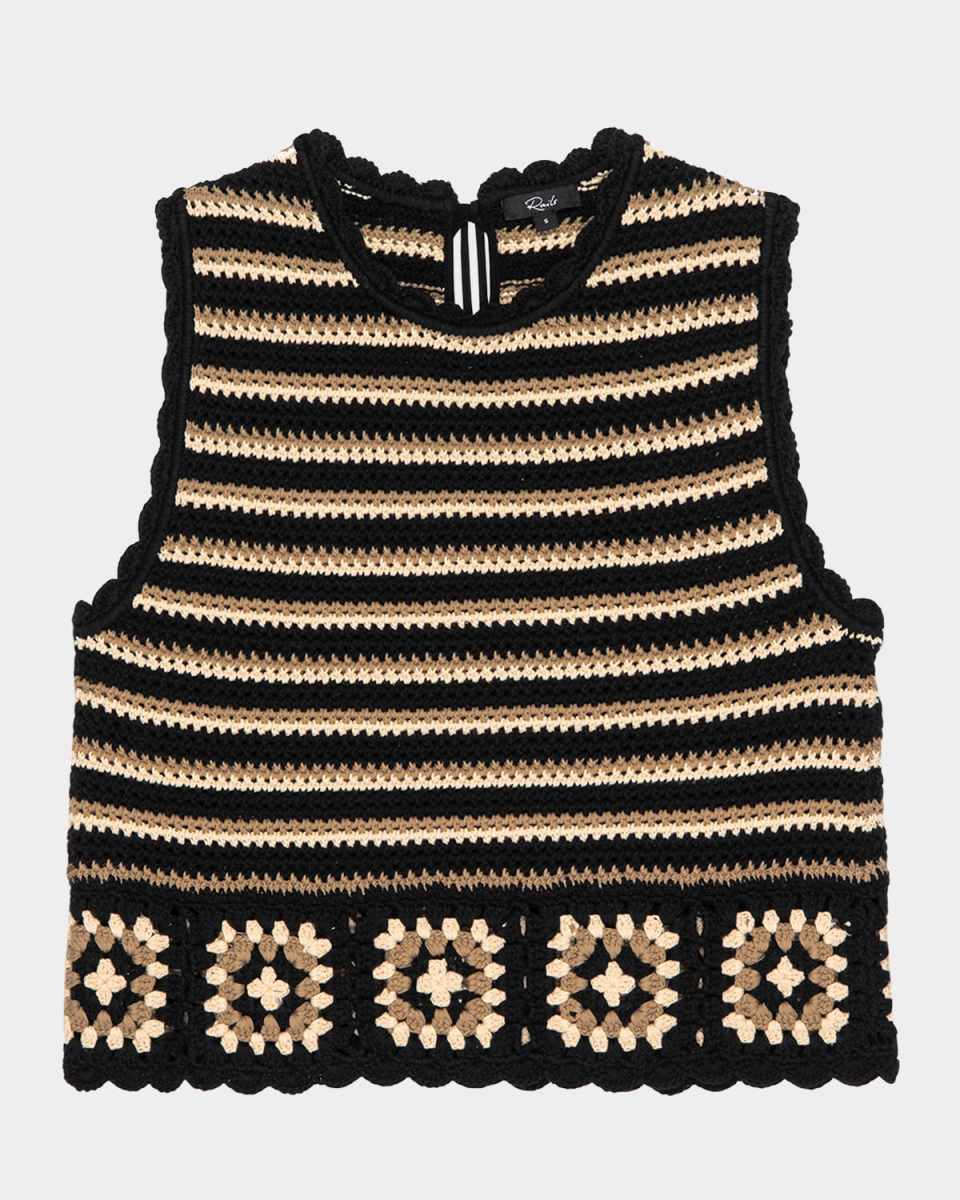 Hazel Sleeveless Crochet Top